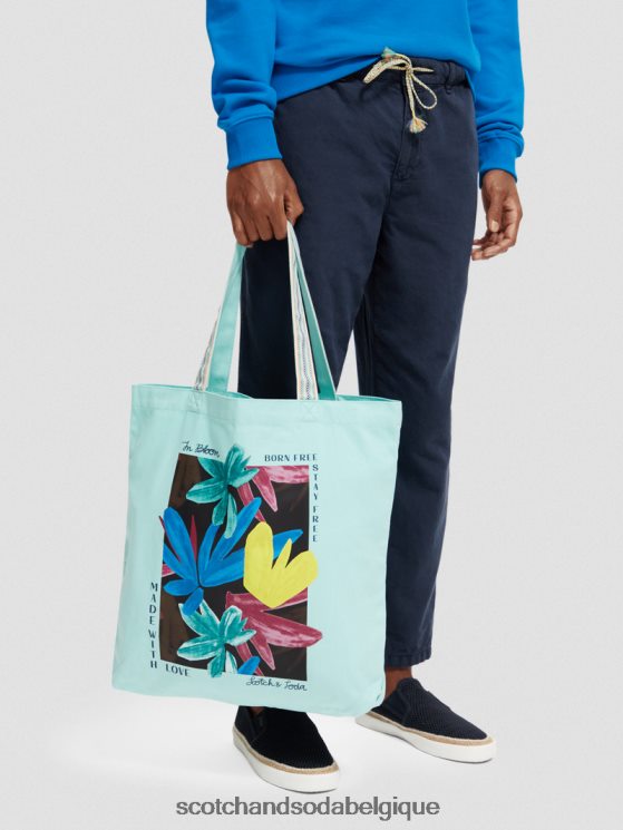 accessoires Scotch & Soda sac fourre-tout en toile- Scotch and Soda Belgique baie 6BZRBF704