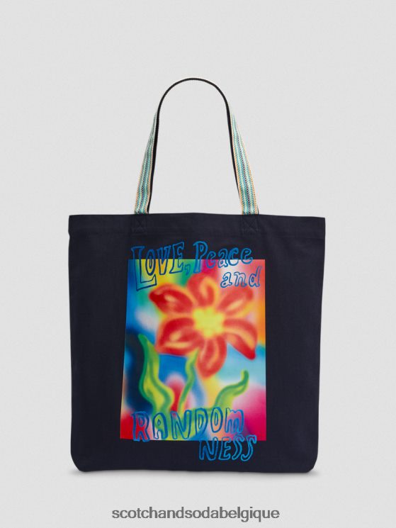 accessoires Scotch & Soda sac fourre-tout en toile- Scotch and Soda Liﾨﾨge nuit 6BZRBF699
