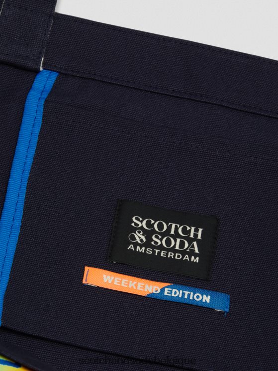 accessoires Scotch & Soda sac fourre-tout en toile- Scotch and Soda Liﾨﾨge nuit 6BZRBF699