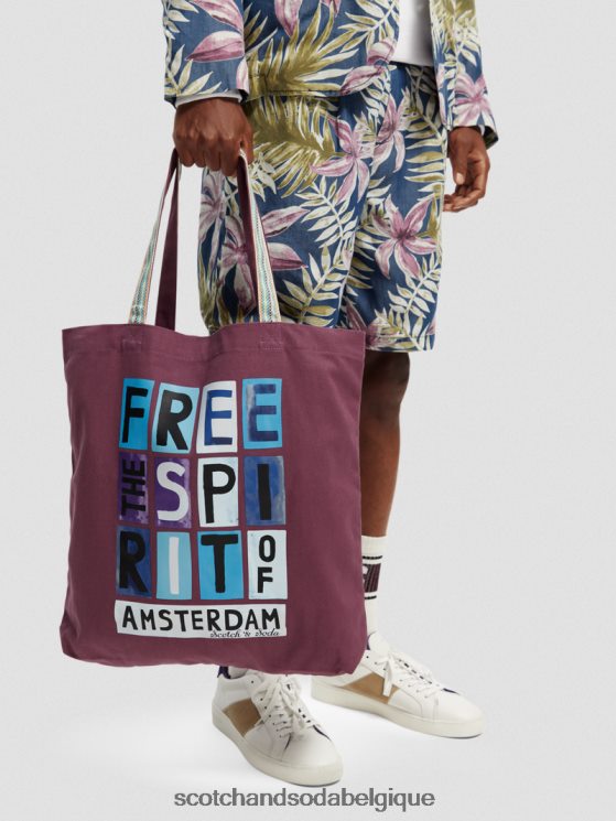 accessoires Scotch & Soda sac fourre-tout en toile- Scotch and Soda femme dahlia 6BZRBF698