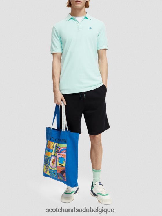 accessoires Scotch & Soda sac fourre-tout en toile- Scotch and Soda outlet iris bleu 6BZRBF703