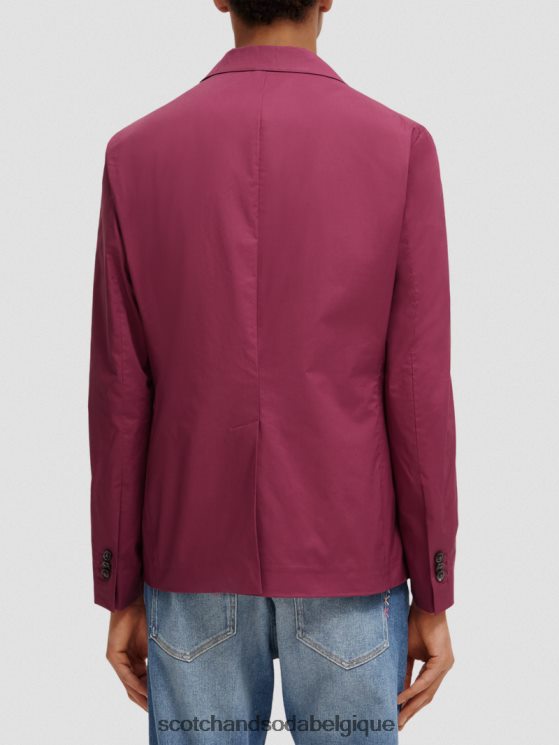 vêtements Scotch & Soda blazer léger à double boutonnage- Scotch and Soda Namur dahlia 6BZRBF661