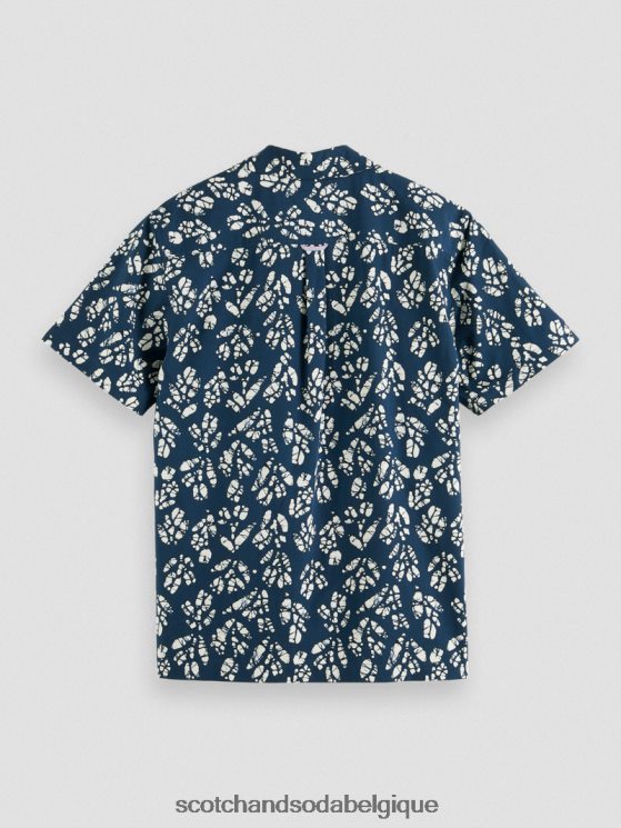 vêtements Scotch & Soda chemise de camp imprimée à manches courtes- Scotch and Soda femme combo d 6BZRBF284