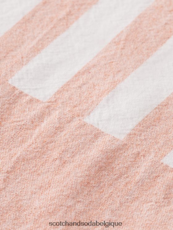 vêtements Scotch & Soda chemise en chambray mélangé léger coupe décontractée- Scotch and Soda shop near me cerise 6BZRBF315