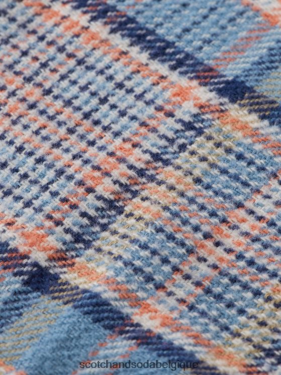 vêtements Scotch & Soda chemise en flanelle brossée coupe classique- Scotch and Soda Bruxelles combo b 6BZRBF336