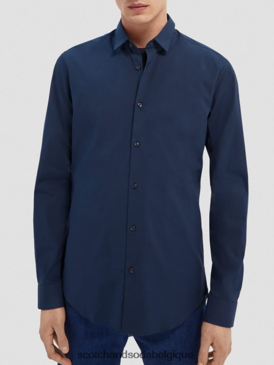 vêtements Scotch & Soda chemise extensible classique | coupe slim- Scotch and Soda femme nuit 6BZRBF320
