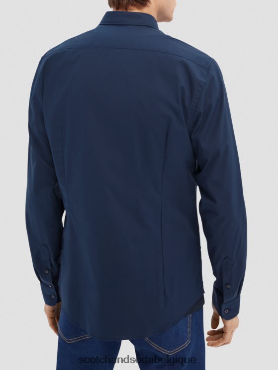 vêtements Scotch & Soda chemise extensible classique | coupe slim- Scotch and Soda femme nuit 6BZRBF320