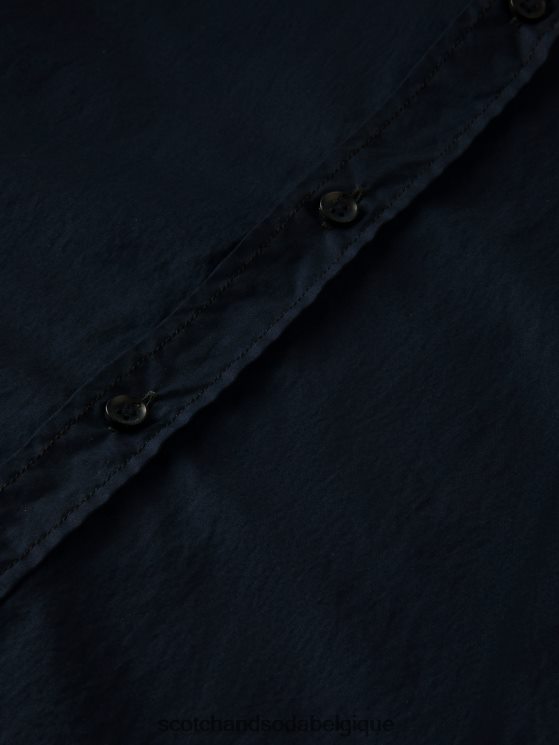 vêtements Scotch & Soda chemise slim bio essentielle- Scotch and Soda Bruxelles nuit 6BZRBF309