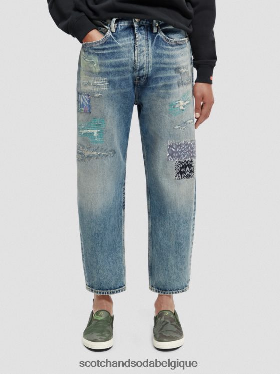 vêtements Scotch & Soda jean coupe super décontractée The Strand Premium- Scotch and Soda Belgique nouveau grunge 6BZRBF578