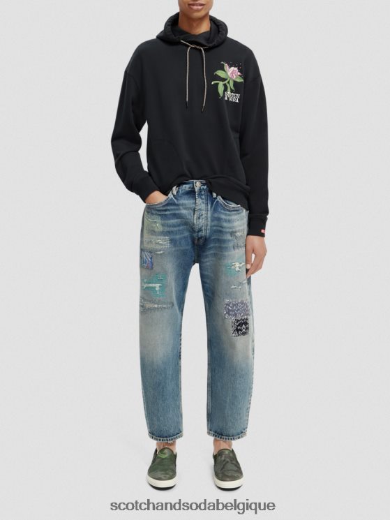 vêtements Scotch & Soda jean coupe super décontractée The Strand Premium- Scotch and Soda Belgique nouveau grunge 6BZRBF578