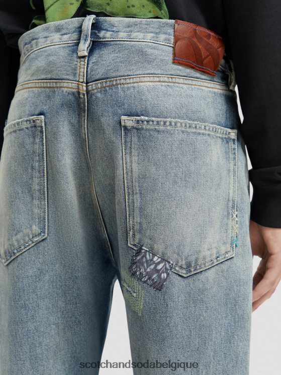 vêtements Scotch & Soda jean coupe super décontractée The Strand Premium- Scotch and Soda Belgique nouveau grunge 6BZRBF578