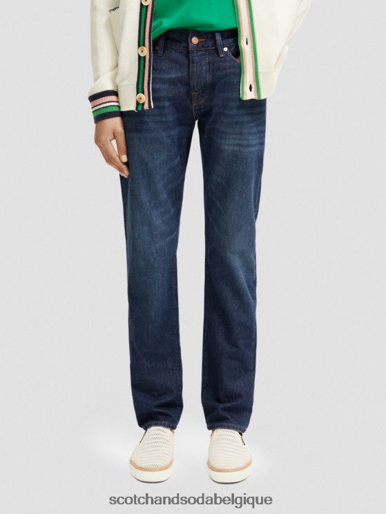 vêtements Scotch & Soda jean slim classique ralston- Scotch and Soda Bruxelles goutte de pluie sombre 6BZRBF579