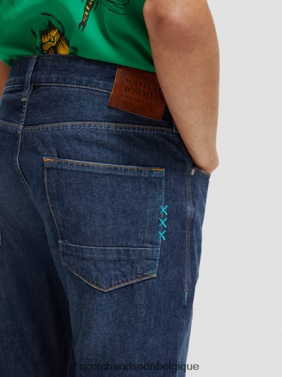 vêtements Scotch & Soda jean slim classique ralston- Scotch and Soda Bruxelles goutte de pluie sombre 6BZRBF579