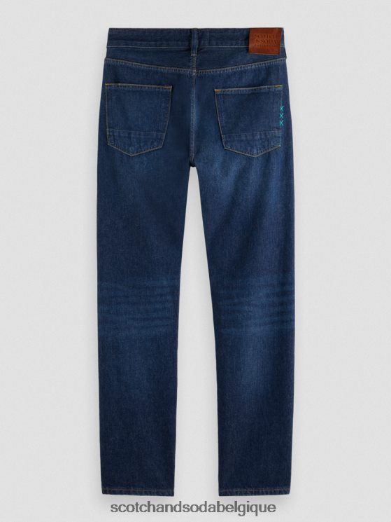 vêtements Scotch & Soda jean slim classique ralston- Scotch and Soda Bruxelles goutte de pluie sombre 6BZRBF579