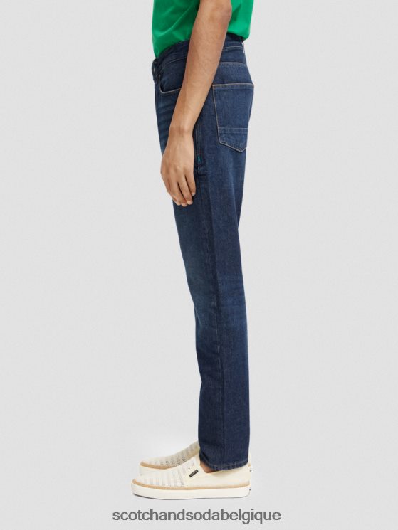 vêtements Scotch & Soda jean slim classique ralston- Scotch and Soda Bruxelles goutte de pluie sombre 6BZRBF579
