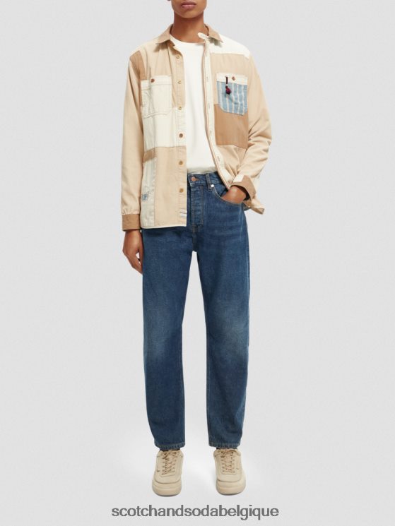 vêtements Scotch & Soda le jean ample fuselé The Dean- Scotch and Soda femme promenade 6BZRBF590