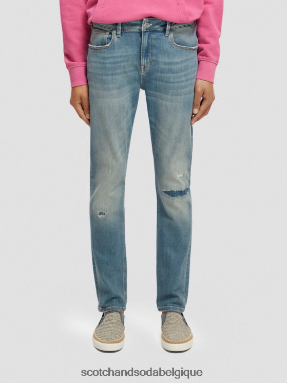 vêtements Scotch & Soda le jean coupe super slim- Scotch and Soda shop near me rêve vert 6BZRBF585
