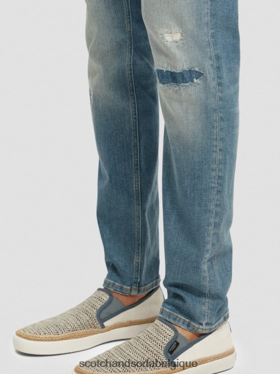 vêtements Scotch & Soda le jean coupe super slim- Scotch and Soda shop near me rêve vert 6BZRBF585