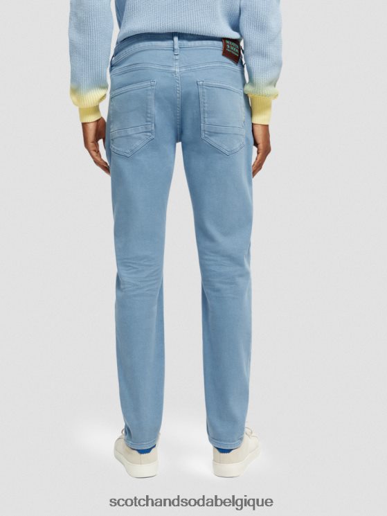 vêtements Scotch & Soda le jean teint en pièce coupe super slim- Scotch and Soda femme bleu 6BZRBF581