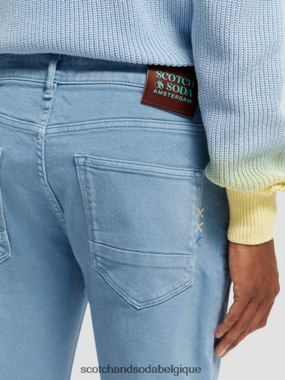 vêtements Scotch & Soda le jean teint en pièce coupe super slim- Scotch and Soda femme bleu 6BZRBF581