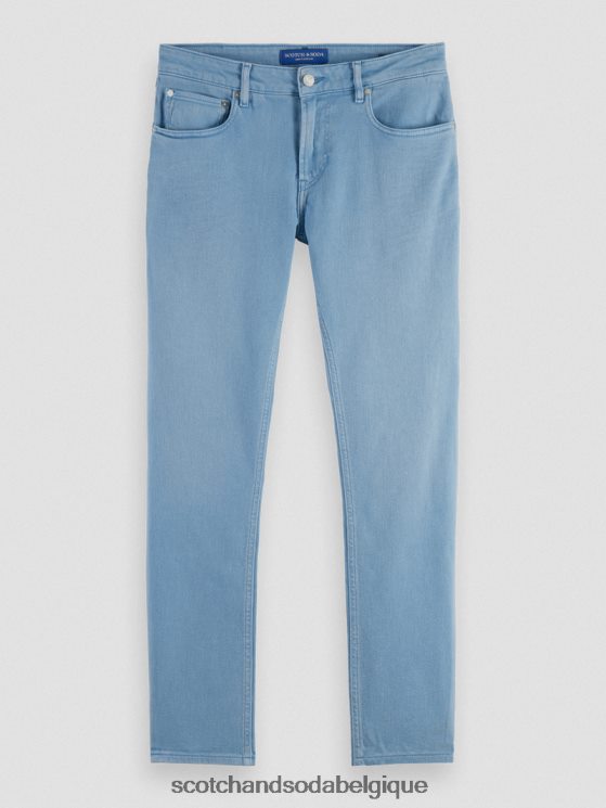 vêtements Scotch & Soda le jean teint en pièce coupe super slim- Scotch and Soda femme bleu 6BZRBF581