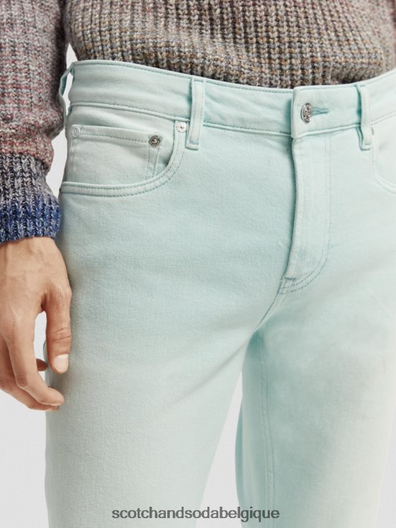 vêtements Scotch & Soda le jean teint en pièce coupe super slim- Scotch and Soda parfum menthe 6BZRBF583
