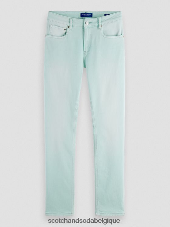 vêtements Scotch & Soda le jean teint en pièce coupe super slim- Scotch and Soda parfum menthe 6BZRBF583