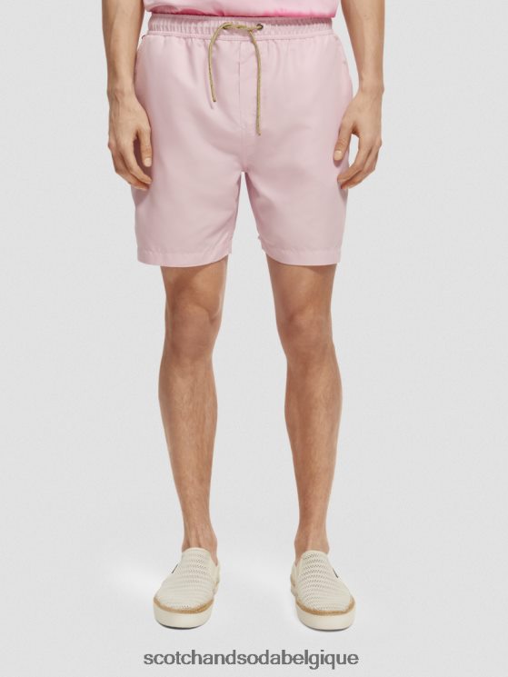 vêtements Scotch & Soda short de bain mi-long- Scotch and Soda Liﾨﾨge pierre rose 6BZRBF663
