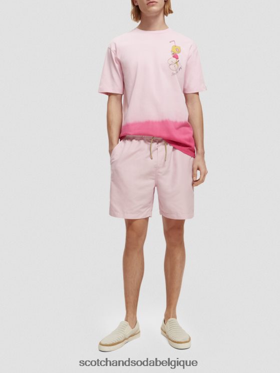 vêtements Scotch & Soda short de bain mi-long- Scotch and Soda Liﾨﾨge pierre rose 6BZRBF663