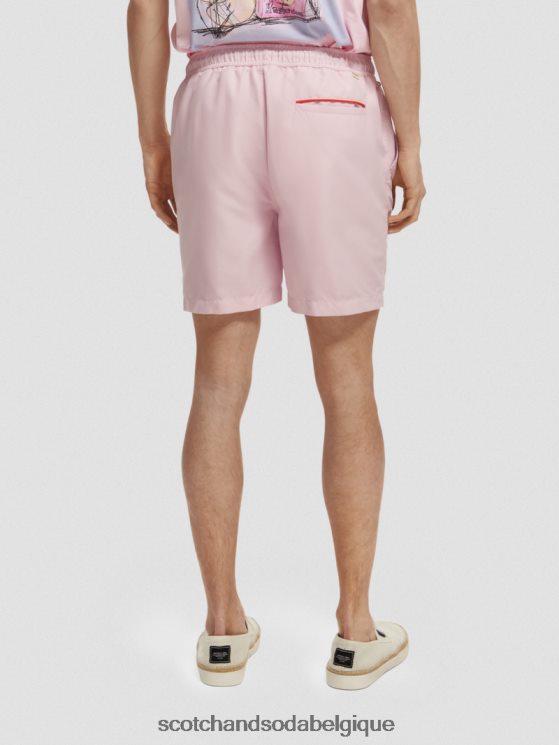 vêtements Scotch & Soda short de bain mi-long- Scotch and Soda Liﾨﾨge pierre rose 6BZRBF663