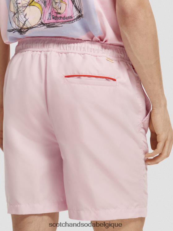 vêtements Scotch & Soda short de bain mi-long- Scotch and Soda Liﾨﾨge pierre rose 6BZRBF663