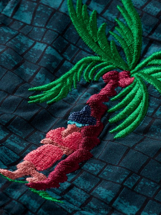 vêtements Scotch & Soda short de bain mi-long imprimé- Scotch and Soda Liﾨﾨge bande bleue 6BZRBF690