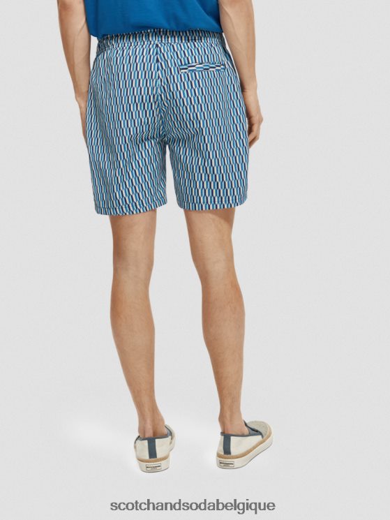 vêtements Scotch & Soda short de bain mi-long imprimé- Scotch and Soda shop near me Riviera résumé aop 6BZRBF666