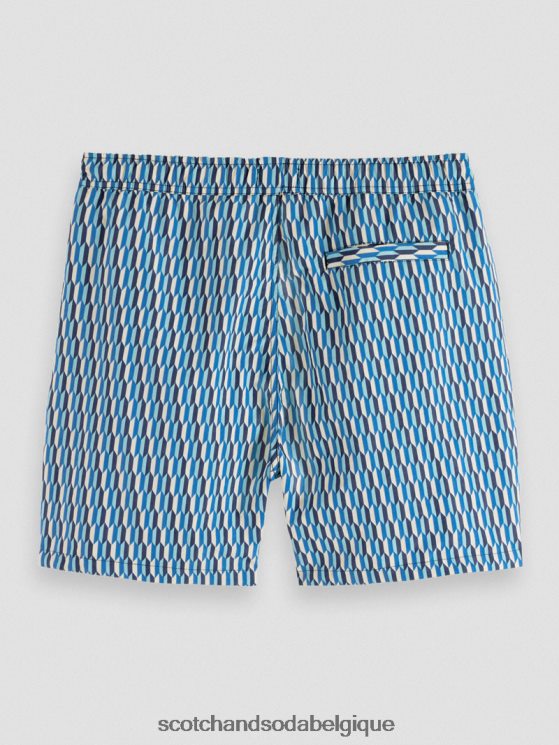 vêtements Scotch & Soda short de bain mi-long imprimé- Scotch and Soda shop near me Riviera résumé aop 6BZRBF666