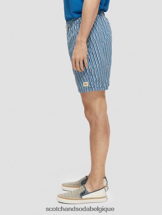 vêtements Scotch & Soda short de bain mi-long imprimé- Scotch and Soda shop near me Riviera résumé aop 6BZRBF666
