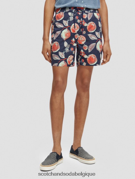 vêtements Scotch & Soda short de bain mi-long imprimé- Scotch and Soda shop online multi fruits aop 6BZRBF674