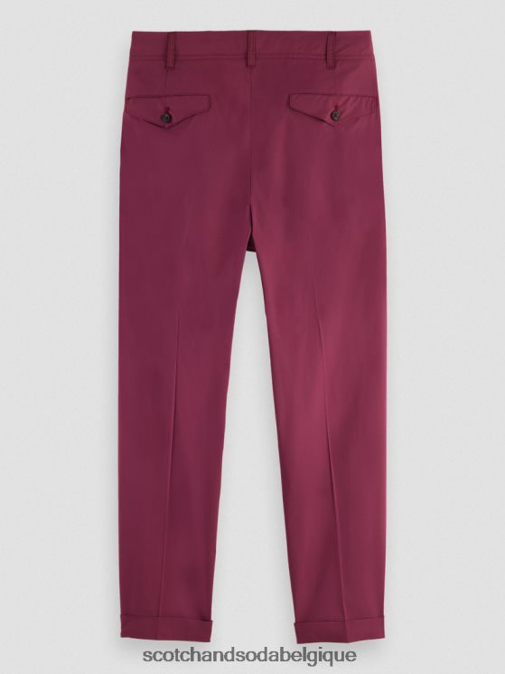 vêtements Scotch & Soda chino ample à pinces fuselées- Scotch and Soda shop near me dahlia 6BZRBF486