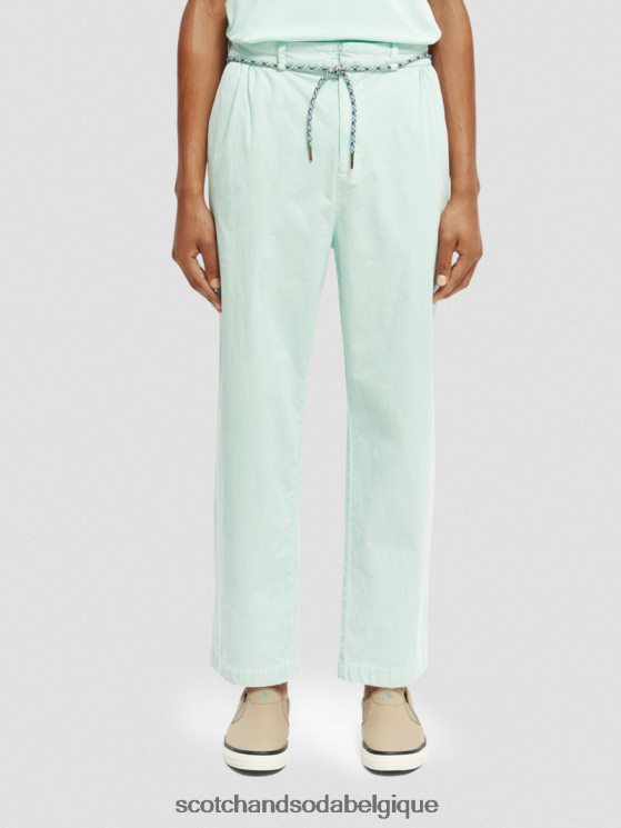 vêtements Scotch & Soda chino large en velours côtelé fin- Scotch and Soda Liﾨﾨge baie 6BZRBF492