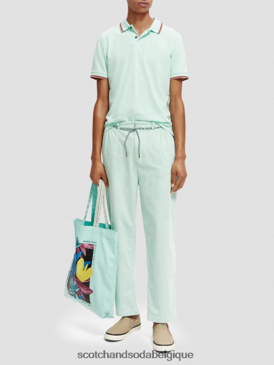 vêtements Scotch & Soda chino large en velours côtelé fin- Scotch and Soda Liﾨﾨge baie 6BZRBF492