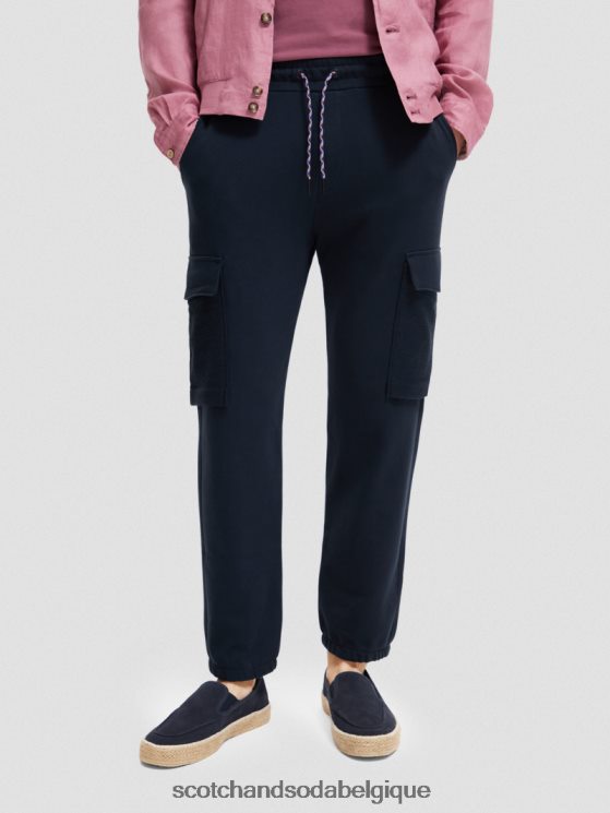 vêtements Scotch & Soda jogger en coton biologique avec poches cargo- Scotch and Soda parfum nuit 6BZRBF493