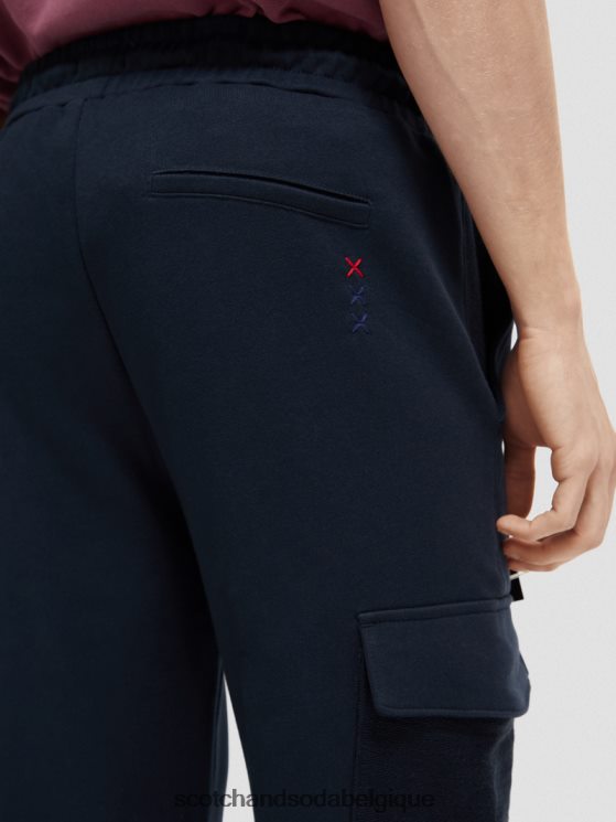 vêtements Scotch & Soda jogger en coton biologique avec poches cargo- Scotch and Soda parfum nuit 6BZRBF493