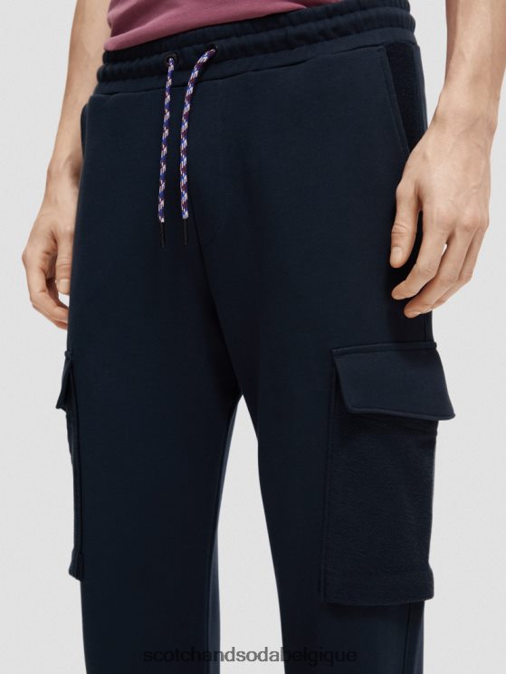 vêtements Scotch & Soda jogger en coton biologique avec poches cargo- Scotch and Soda parfum nuit 6BZRBF493
