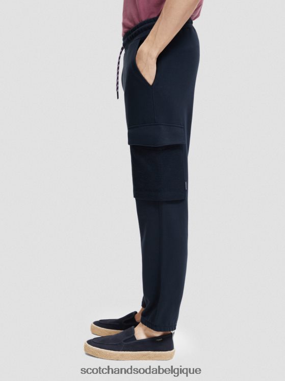 vêtements Scotch & Soda jogger en coton biologique avec poches cargo- Scotch and Soda parfum nuit 6BZRBF493