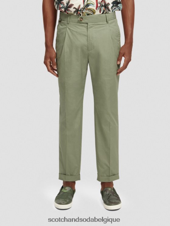 vêtements Scotch & Soda le chino en popeline Blake- Scotch and Soda parfum armée 6BZRBF502
