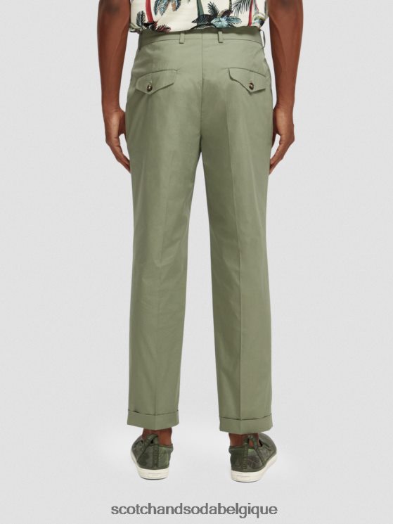 vêtements Scotch & Soda le chino en popeline Blake- Scotch and Soda parfum armée 6BZRBF502