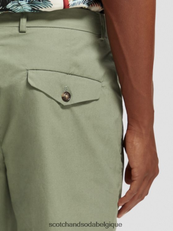 vêtements Scotch & Soda le chino en popeline Blake- Scotch and Soda parfum armée 6BZRBF502