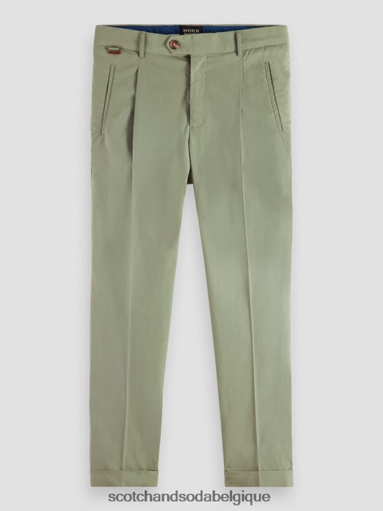 vêtements Scotch & Soda le chino en popeline Blake- Scotch and Soda parfum armée 6BZRBF502