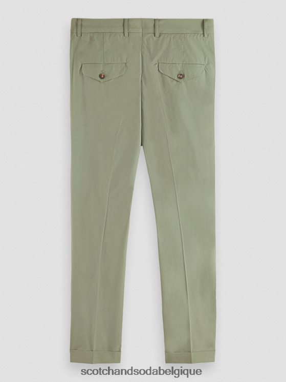 vêtements Scotch & Soda le chino en popeline Blake- Scotch and Soda parfum armée 6BZRBF502