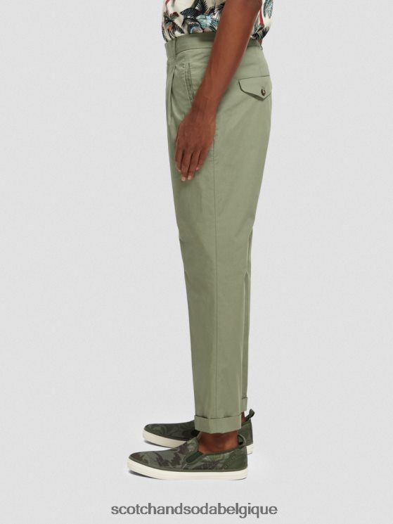 vêtements Scotch & Soda le chino en popeline Blake- Scotch and Soda parfum armée 6BZRBF502