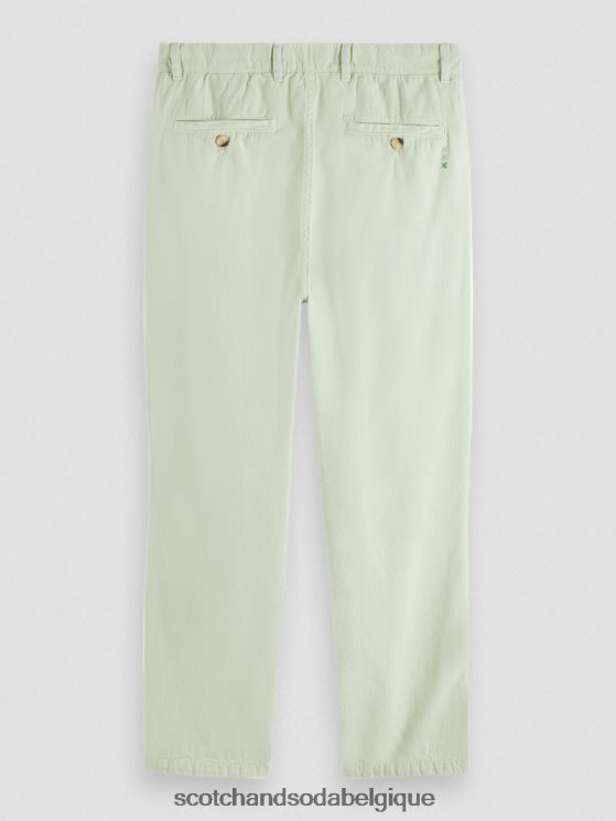 vêtements Scotch & Soda le jogger teint en pièce coupe fuselée Regular The Drift- Scotch and Soda Bruxelles menthe 6BZRBF489